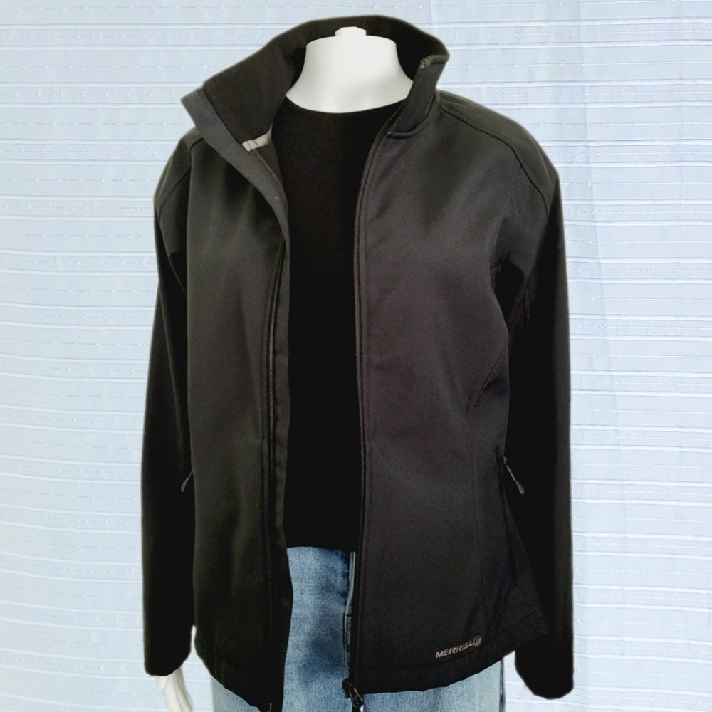 Merrell Selectdry Soft Shell Jacket Black Women's… - image 1